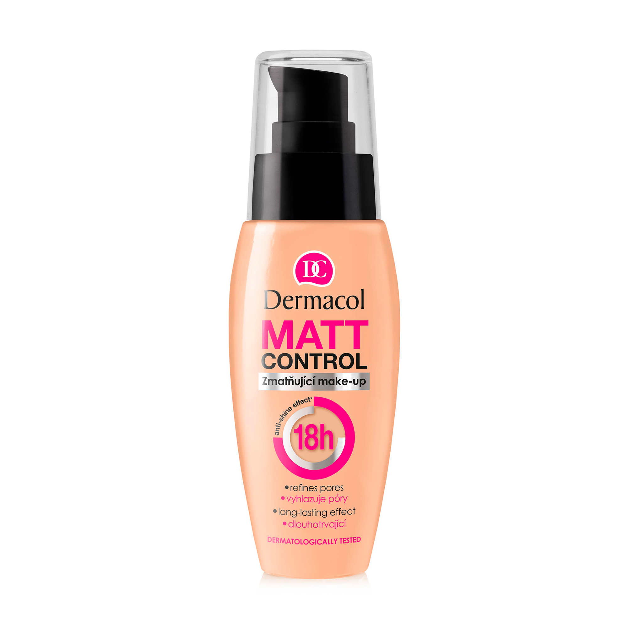 Матувальний тональний крем для обличчя Dermacol Matt Control 18h 3, 30 мл