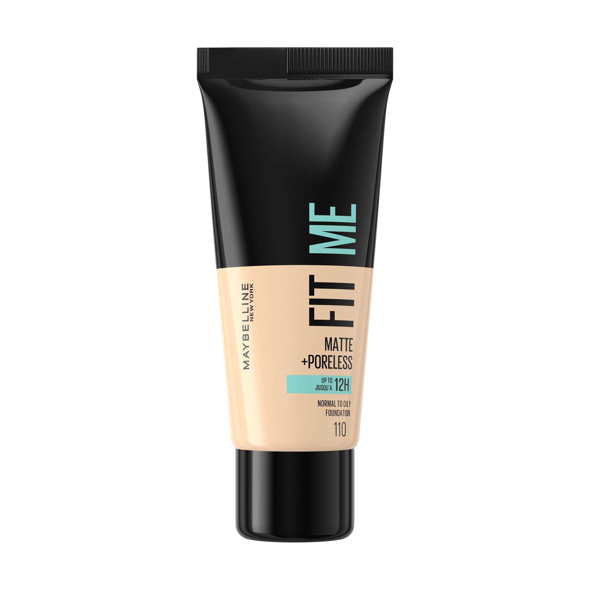 Матувальний тональний крем для обличчя Maybelline New York Fit Me! Matte + Poreless Foundation 110 Porcelain, 30 мл